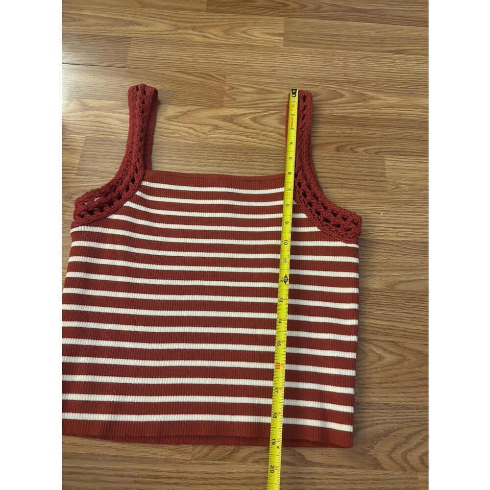 Aerie Crochet Sweater Tank Top Size Large - Picture 4 of 7